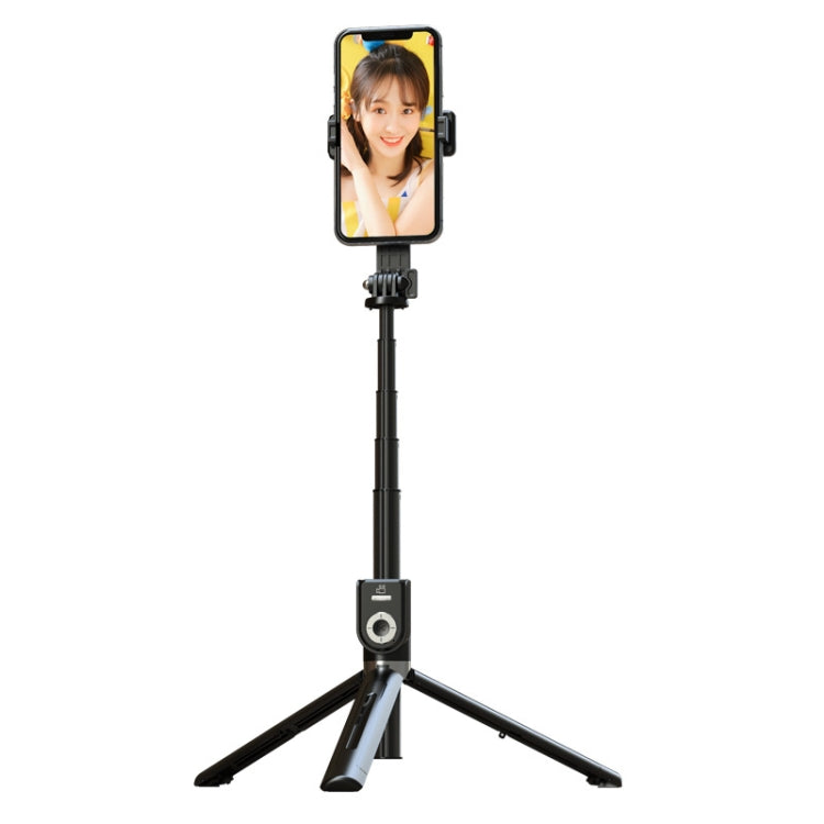 P80 1.33m Integrated Bluetooth Selfie Stick With TIKTOK Remote Control Makeup Mirror
