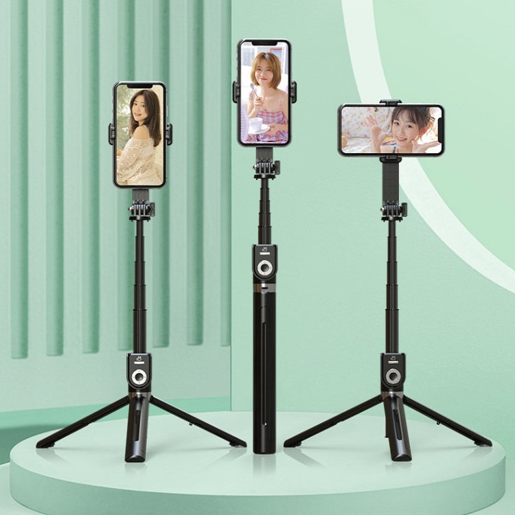 P80 1.33m Integrated Bluetooth Selfie Stick With TIKTOK Remote Control Makeup Mirror