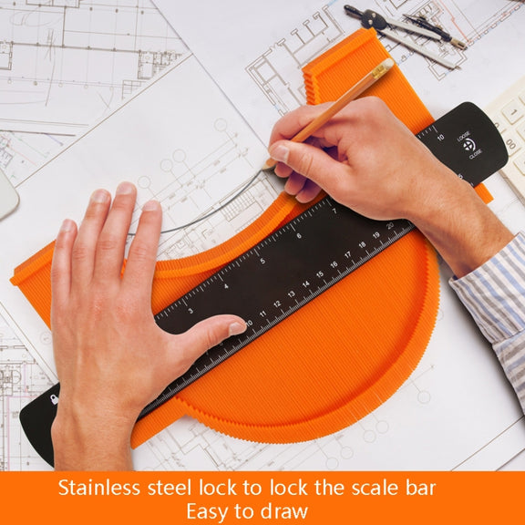 6 inch Widened  Metal Profile Regular Utensils Contour With Lock