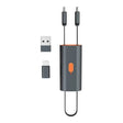 4 in 1 Retractable Fast Charging Data Cable with OTG Adapter Function - Multifunction Cable by PMC TechLife | Online Shopping South Africa | PMC TechLife | Buy Now Pay Later Mobicred