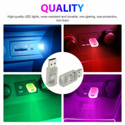 USB Car Internal Atmosphere Light(K6 Sound Control Single Lamp)