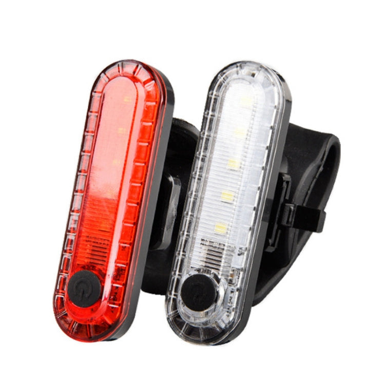 Bicycle Charging Water-resistant Warning Light(Red)