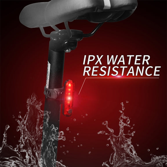 Bicycle Charging Water-resistant Warning Light(White)