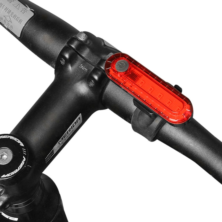 Bicycle Charging Water-resistant Warning Light(Red)