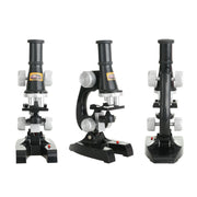C2119 Children Early Education HD 450X Microscope Toy(Black)