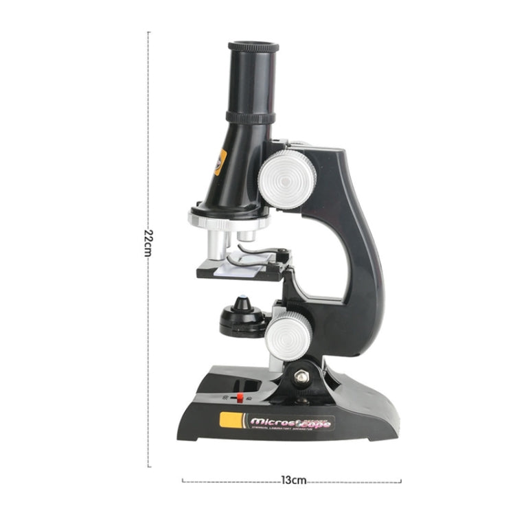 C2119 Children Early Education HD 450X Microscope Toy(Black)
