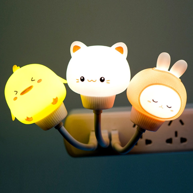 Cartoon USB Power Mini Night Light, Style: Direct Plug-in(Duck)