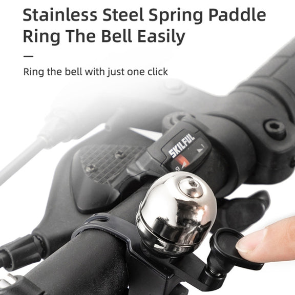 BG-201501 Bicycle Retro Mini Ball Bell(Silver)