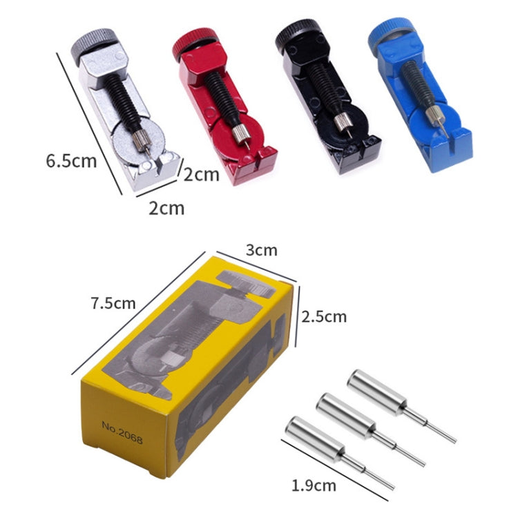 Metal Adjustable Height Watch Band Link Pin Remover(Red)