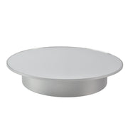 25cm USB Power Rotating Display Stand Video Shooting Props Turntable(White Bottom Frosted)
