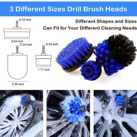 18 PCS / Set Multi-Function Cleaning Electric Drill Brush