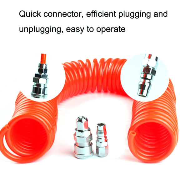 2 PCS Telescopic Plastic High Pressure Air Pump Hose, Length: 15m