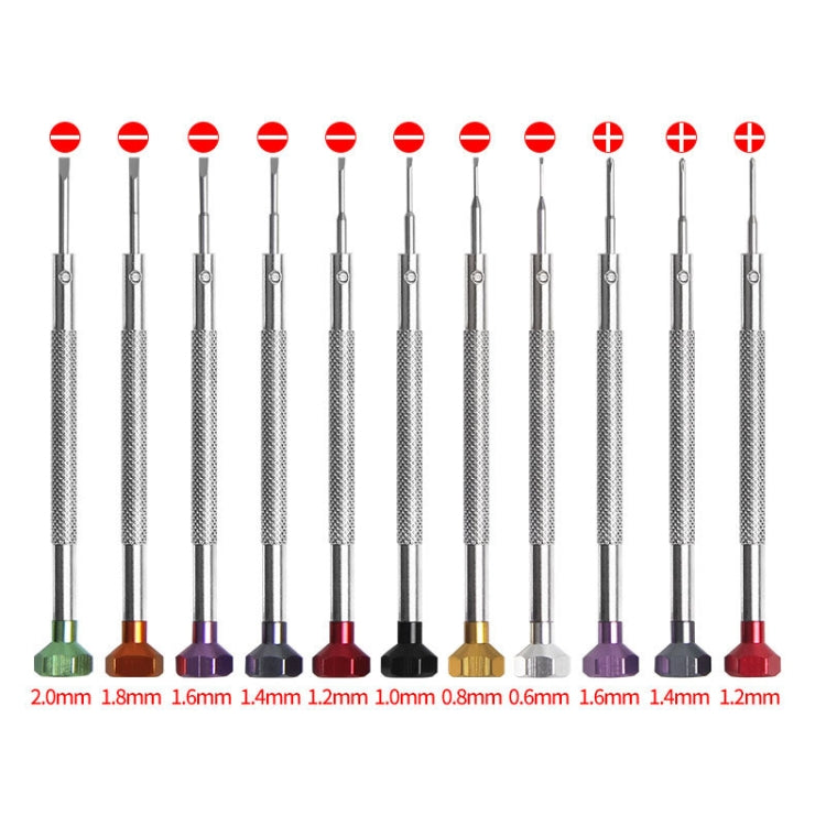 3 PCS LSD5075 Color Screwdriver Watch Repair Tool, Model: 1.0mm Word