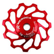 MEROCA Ceramic Bearing Mountain Bike Guide Wheel(11T Red) - Guide wheels by MEROCA | Online Shopping South Africa | PMc TechLife | Buy Now Pay Later Mobicred
