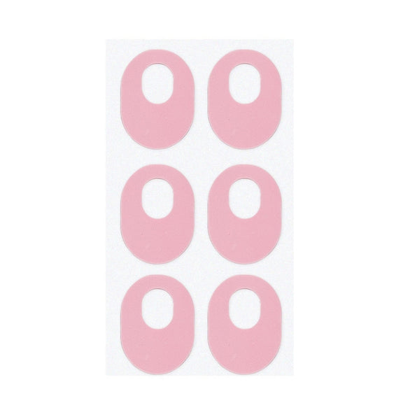 Latex Anti-Wear Callus Protection Sticker(Pink Elliptical)