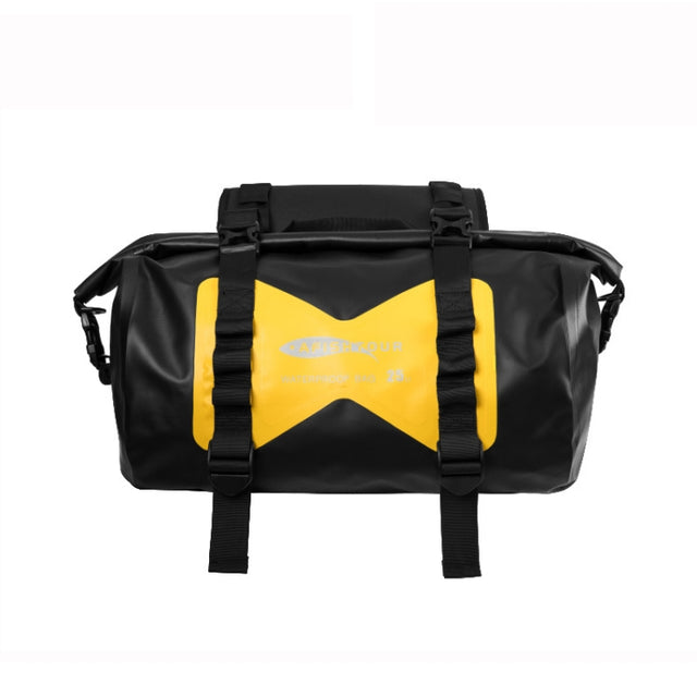 AFISHTOUR FM2021 Large Capacity Water-resistant Motorcycle Rear Seat Bag, Color: Yellow