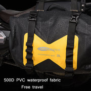 AFISHTOUR FM2021 Large Capacity Water-resistant Motorcycle Rear Seat Bag, Color: Yellow