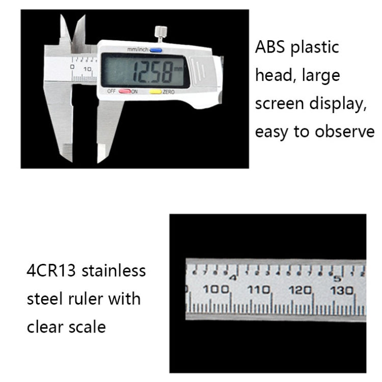 JS-04 Stainless Steel Electronic Digital Caliper, Specification: 0-150mm