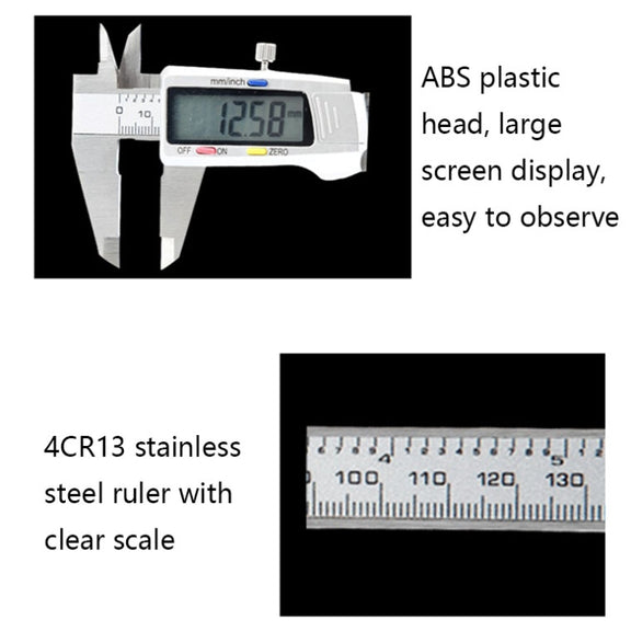 JS-04 Stainless Steel Electronic Digital Caliper, Specification: 0-150mm