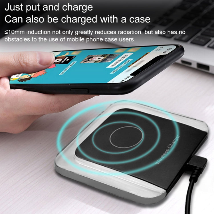 A9191 10W 3 in 1 Multifunctional Vertical Wireless Charger(Blue)