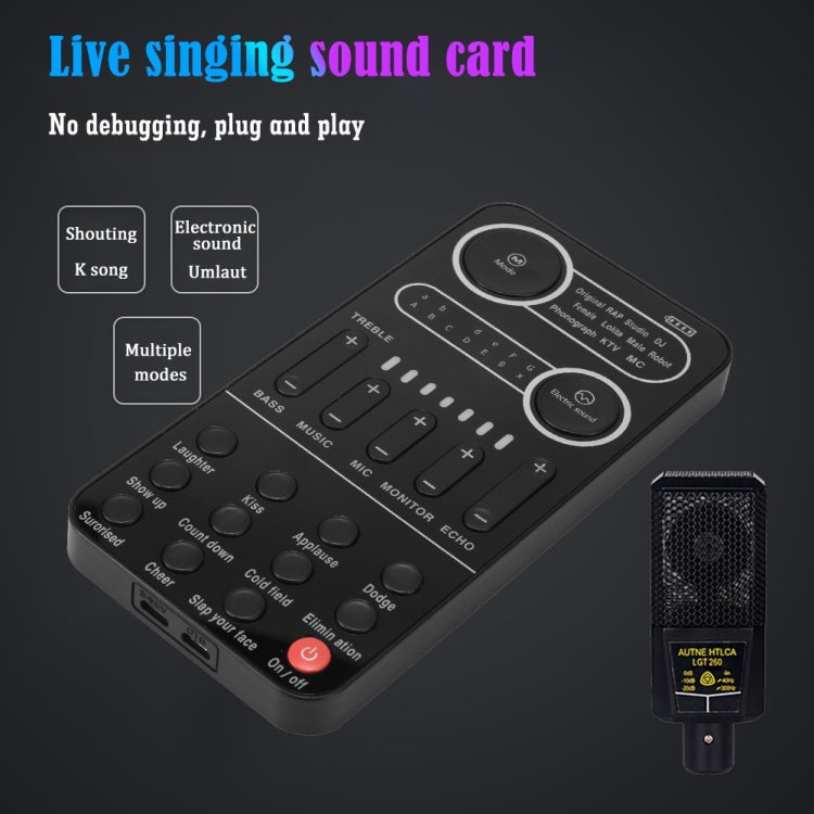 K9 Set Voice Changer Game Live Broadcast Mobile Computer Sound Card