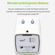 WD-01ADE WIFI Gardening Drip Irrigation Controller, Specification: Double Pump 20 Pots(US Plug)