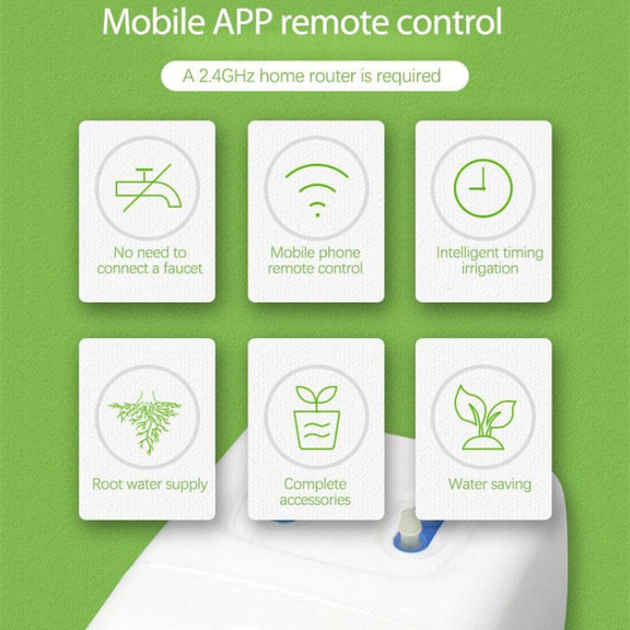 WD-01ADE WIFI Gardening Drip Irrigation Controller, Specification: Double Pump 20 Pots(AU Plug)