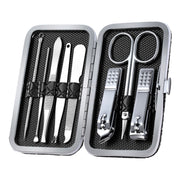 Stainless Steel Nail Trimming Grooming Set(Black)
