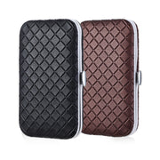 Stainless Steel Nail Trimming Grooming Set(Dark Brown)