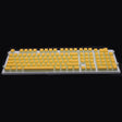 Pudding Double-layer Two-color 108-key Mechanical Translucent Keycap(Lemon Yellow) - Silicone / Sticker by PMC TechLife | Online Shopping South Africa | PMC TechLife | Buy Now Pay Later Mobicred