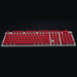 Pudding Double-layer Two-color 108-key Mechanical Translucent Keycap(Red) - Silicone / Sticker by PMC TechLife | Online Shopping South Africa | PMC TechLife | Buy Now Pay Later Mobicred