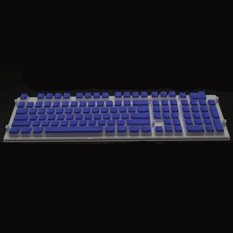 Pudding Double-layer Two-color 108-key Mechanical Translucent Keycap(Dark Blue)