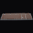Pudding Double-layer Two-color 108-key Mechanical Translucent Keycap(Light Coffee) - Silicone / Sticker by PMC TechLife | Online Shopping South Africa | PMC TechLife | Buy Now Pay Later Mobicred