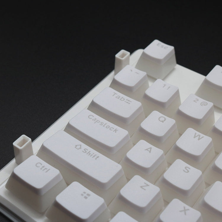 Pudding Double-layer Two-color 108-key Mechanical Translucent Keycap(Apple Green)