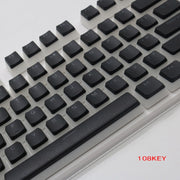 Pudding Double-layer Two-color 108-key Mechanical Translucent Keycap(Orange)