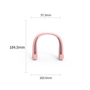 F2 USB Outdoor Portable Hanging Neck Fan(White)