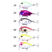 4 PCS HENGJIA CB051 4cm / 5.2g Small Fat Lure Bait(1)