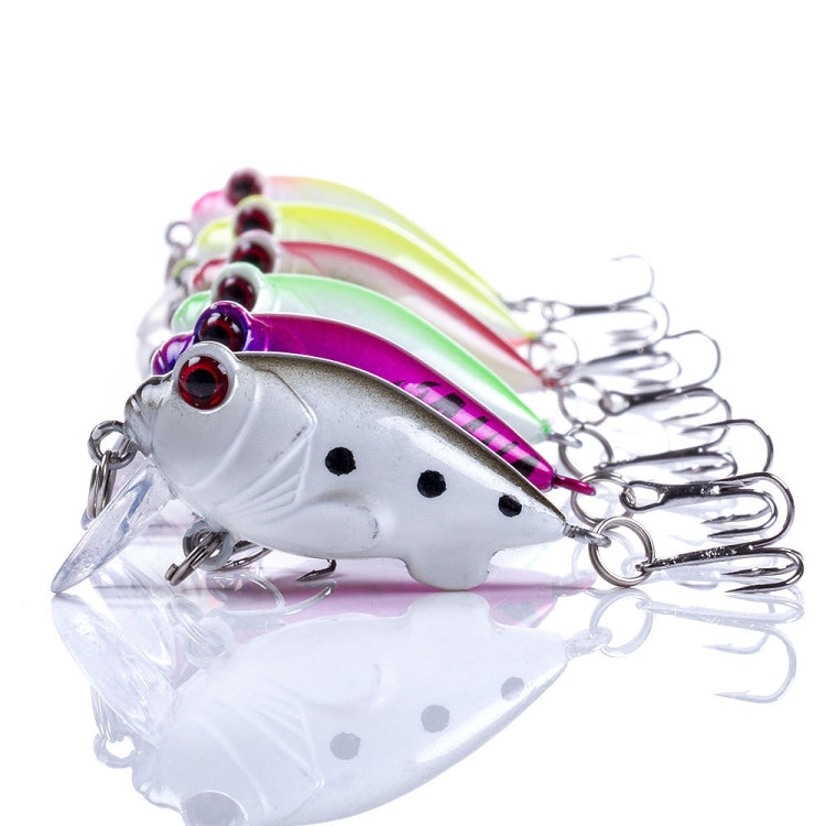 4 PCS HENGJIA CB051 4cm / 5.2g Small Fat Lure Bait(4)