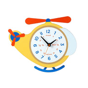 Cartoon Shake Wall Clock Children Room Decoration Wall Clock (Helicopter)