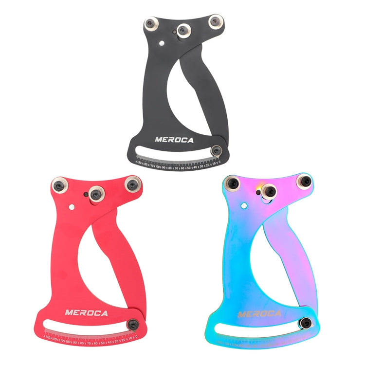 MEROCA Bicycle Ring Calibration Tool Spoke Tension Tube Wheel Set Steel Wire, Color: Red