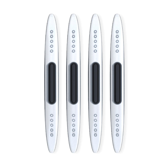 4 PCS Car Door Anti-Static Silicone Airbag Anti-Collision Strip, Colour: Transparent