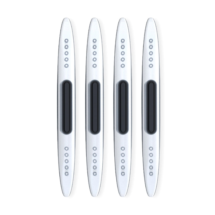 4 PCS Car Door Anti-Static Silicone Airbag Anti-Collision Strip, Colour: Transparent