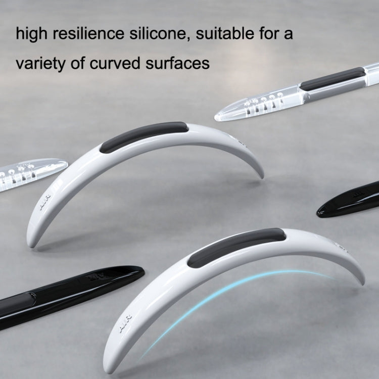4 PCS Car Door Anti-Static Silicone Airbag Anti-Collision Strip, Colour: Transparent