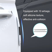 4 PCS Car Door Anti-Static Silicone Airbag Anti-Collision Strip, Colour: Transparent