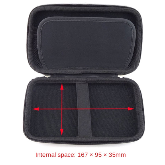 GH1302 EVA Hard Shell Hard Drive Bag Digital Storage Bag(Blue)