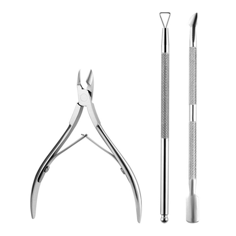 Stainless Steel Double Head Dead Skin Scissors Set, Specification: Set B