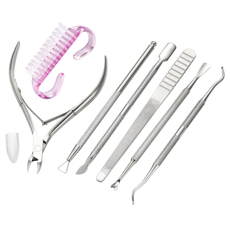 Stainless Steel Double Head Dead Skin Scissors Set, Specification: Set B