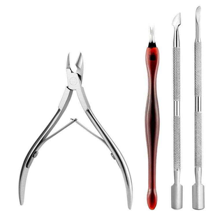 Stainless Steel Double Head Dead Skin Scissors Set, Specification: Set C