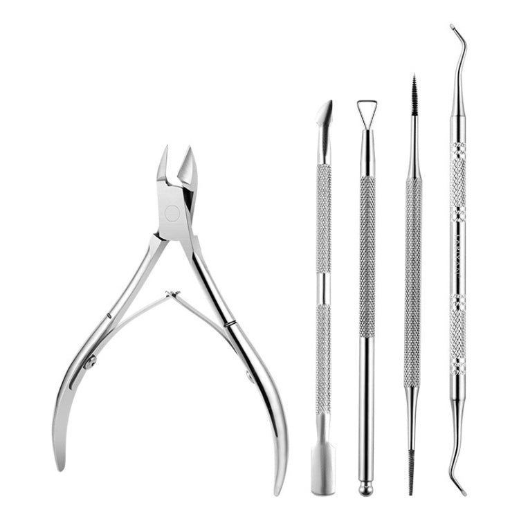 Stainless Steel Double Head Dead Skin Scissors Set, Specification: Set D