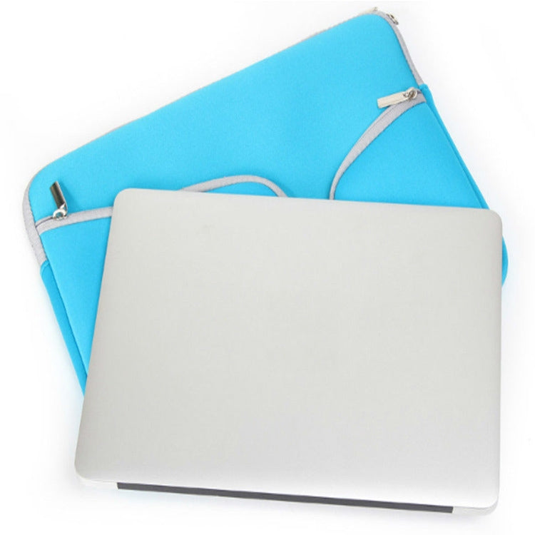 T228 Diving Material Computer Bag Multi-pocket Laptop Liner Bag, Size: 17 Inch(Mint Green)